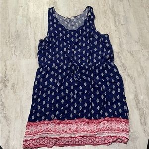 Loose bodycon multicolor dress